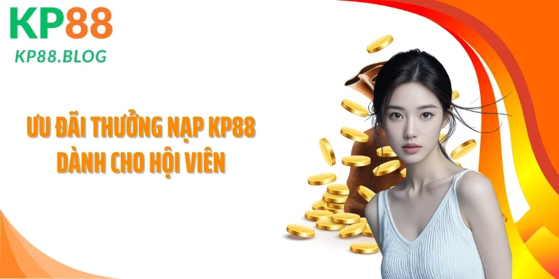 Ưu đãi thưởng nạp KP88 dành cho hội viên